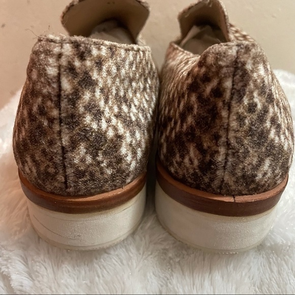 Free People Snakeskin Velvet Loafers Size 41 - Picture 6 of 12